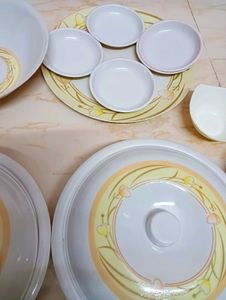 COMBO OF CERAMIC BOWLS 🥣 &amp; FAMILY DINNER SET 🍽️