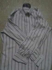 Striped Button-Down Shirt