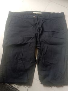 Blue And Black Shorts For Men