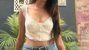Urbanic White Lace Top