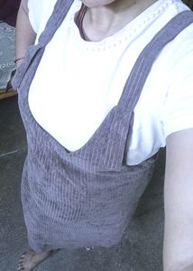 Corduroy Midi Dungree