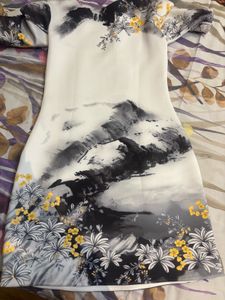 Stunning Scenic Print Dress
