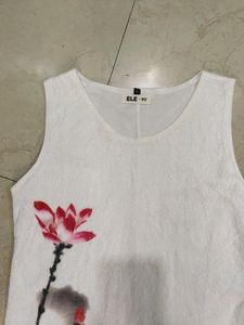 White Tunic Top+Kurti