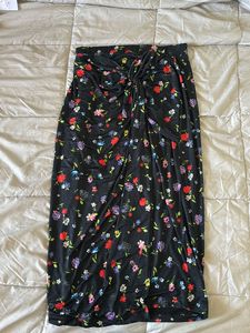 Floral Cute Midi Skirt