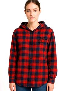 Stylish Plaid Hoodie | Bust 40