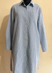 Striped Shirt Dress