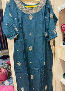 Elegant Blue Kurta with dupatta and pant