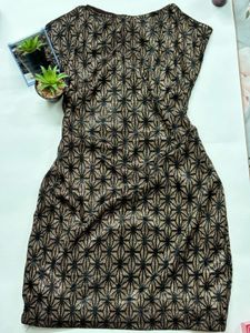 Elegant Patterned Party Dress