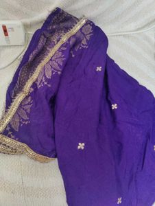 Elegant Pakistani Style Purple Kurta