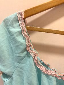 Cute Lace Trim Imported Top