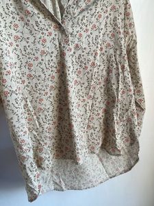 Floral Print Long Sleeve Blouse