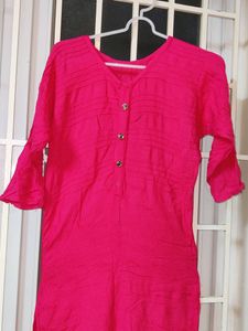 Pink Kurti Top XS