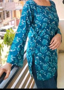 Floral Print Kurta