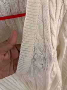 Cream Cable Knit Sweater