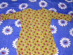 Floral Print Kurta