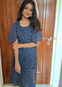 Blue frock combo🌺