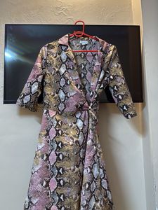 Snakeskin Mini Dress