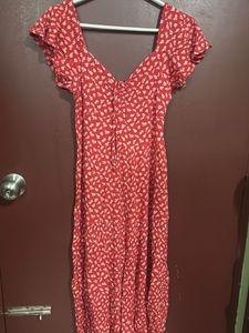 Floral Print Midi Dress