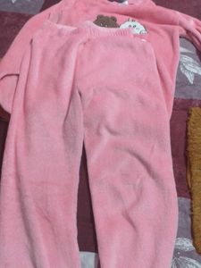 Cute Pink &#39;Friend&#39; Top and lower