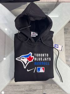 NIKE BLACK BLUE JAYS HOODIE XXXL 3XL