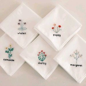 Customise hanky name mention Embroidery