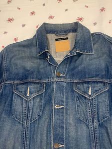 Denim buttoned jacket Men’s L