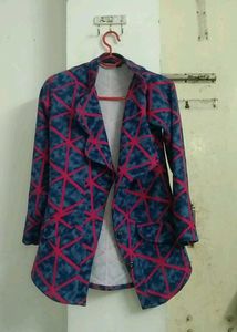 Stylish Patterned Blazer