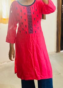 Pink Kurti