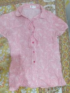 Pink Floral Top