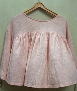 Pink Embroidered Top