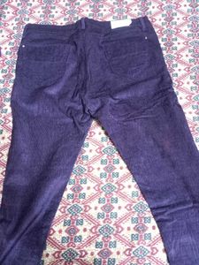 Purple Corduroy Pants (Jeggings) For Women