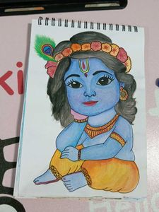 Kanha Ji Drawing