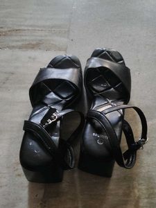 Black Platform Heels