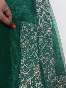 Green Net Dupptta