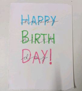 Birthday Card - Set Of 3