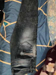 Distressed Denim Jeans