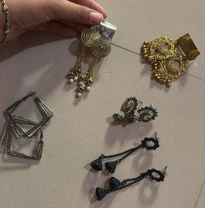 18 Different types of Earrings combo