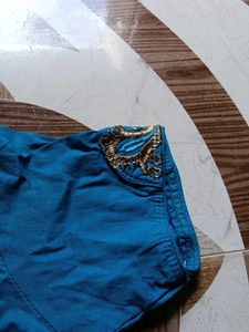 sky blue colour blouse