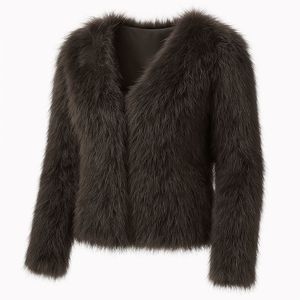 Faux Fur Brown Jacket