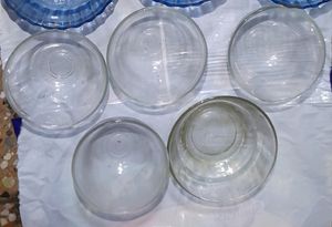 ONLY blue 160rs set of 11 New pure glass bowls se