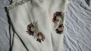 Sequins Saree White Never Used