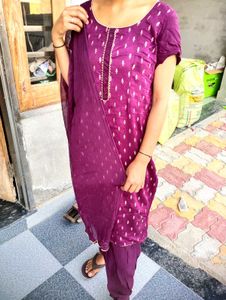 Patiyala Salwar Suit With Dupatta