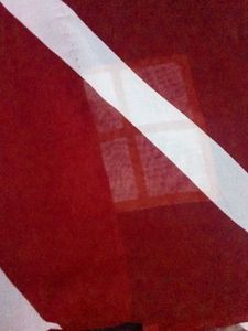 Red and White Striped Fabric