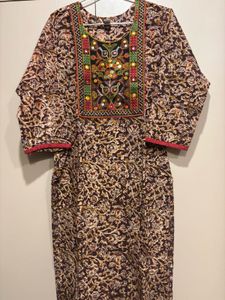 Floral Print Kurta