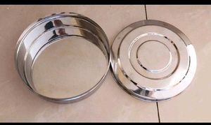 Unused Pack Of 2 Steel Containers