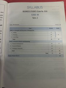 Xam Idea Business Studies Class 12