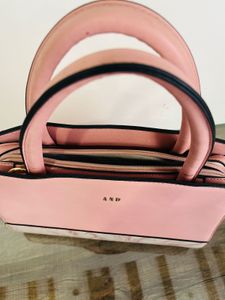 AND Pink Marble Satchel