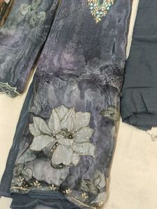 Elegant Embroidered dress material