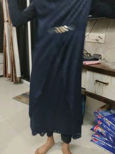 Navy Blue Midi Dress