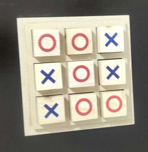 Tic-Tac-Toe Wooden Board Game